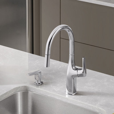 Rivana High-Arc Pull-Down Dual-Spray Kitchen Faucet