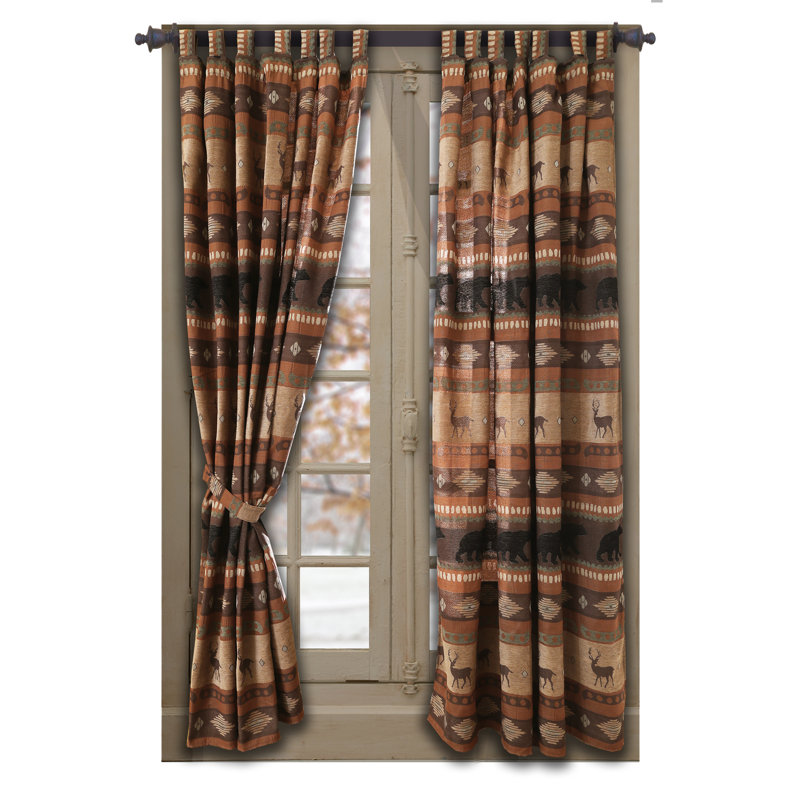 Autumn Trails Curtain Panel Pair