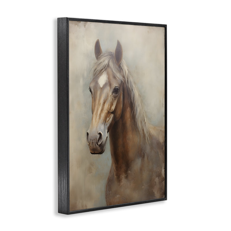 Art à estampe numérique brune par Petal Prints Design, Giclée encadrée noir minuit, H 24 po x l 16 po