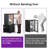 Fridge Stand With Charging Station And Storage-1641402060