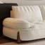 Coussin modulaire en mélange de polyester blanc