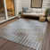 Machine Washable Indoor/Outdoor Huseby ACN2271 Stripes Rug