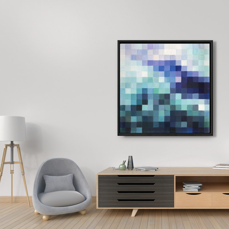 «Pixelized Landscape» sur toile