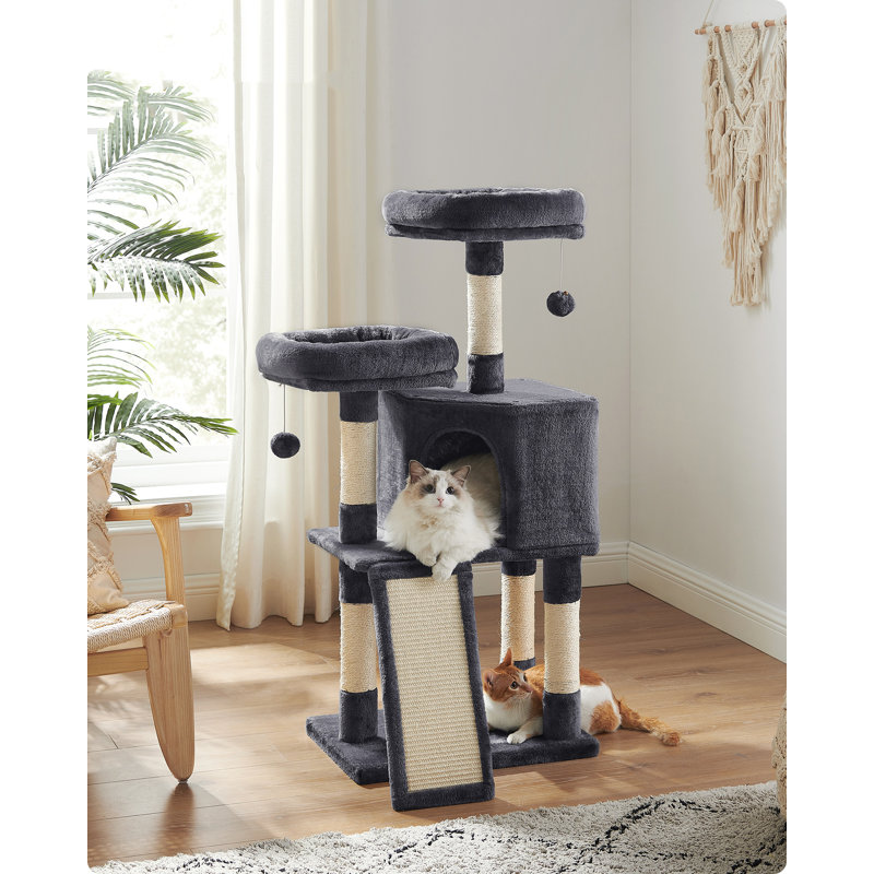 Clem 115cm H Cat Tree, Smoky Grey