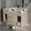 Ensemble de meuble-lavabo mural flottant 29,9 po-130568665