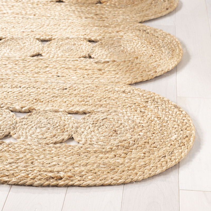 Harden Handwoven Jute Area Rug, Tapis de couloir 2 pi 6 po x 8 pi
