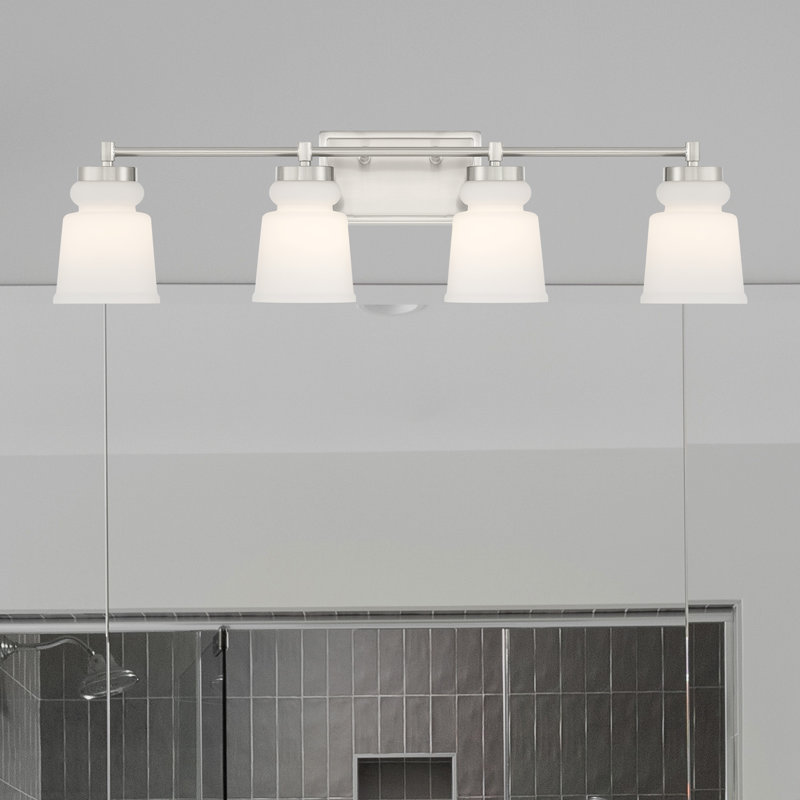 Gruene Dimmable Vanity Light in Brushed Nickel, Brushed Nickel