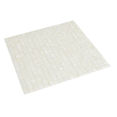 Skosh 0.6" x 0.6" Glass Grid Mosaic Wall & Floor Tile 