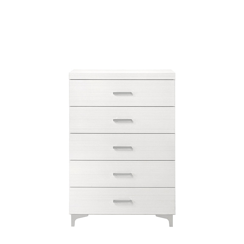Commode 5 tiroirs avec pieds en métal