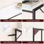 Console, table de canapé étroite, table d'entrée de 43,3 po avec centrale électrique, table basse derrière le canapé, style simple, pour salon, couloir, vestibule, vestibule, marbre et noir CTHM112E01