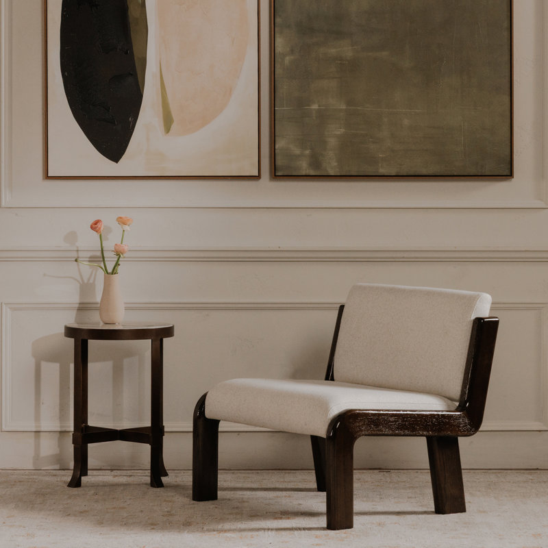 Edie Chair, Flecked Ivory