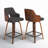 Saltram Upholstered Bar & Counter Stool with Square Footrest (Set of 2)-88309808-88309809-90140856