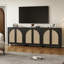 Boho - Rattan Sideboard With Adjustable Shelves-1479668742