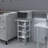 20 in. x 20 in. Stainless Steel Table With Three Undershelves