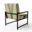 Dabo - Fauteuil rembourré à motif géométrique abstrait-1774615626