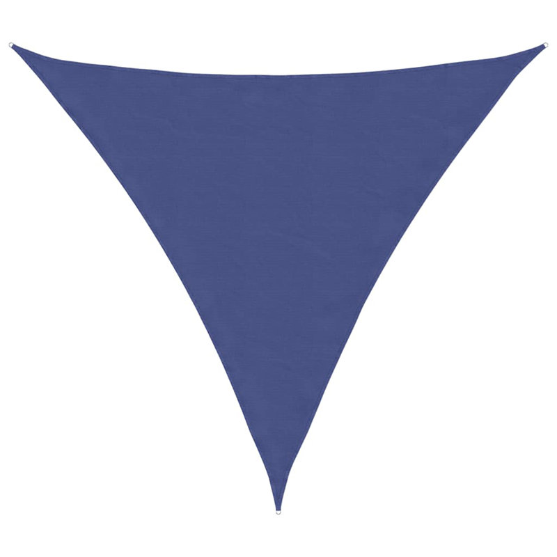 vidaXL Sunshade Sail Oxford Fabric Triangular Shade Sail Sunscreen Canopy, Blue