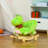 Kids Interactive 2-in-1 Plush Ride-on Dinosaur Rolling Rocker