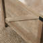 Table basse à plateau relevable, finition brune