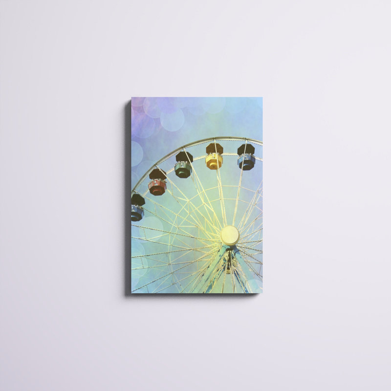 «Rainbow Ferris Wheel III», impression sur toile, H 30 po x l 20 po