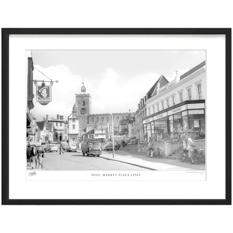 Diss, Market Place C1965 by Francis Frith - Single Picture Frame Print, 45cm H x 60cm W x 2.3cm D