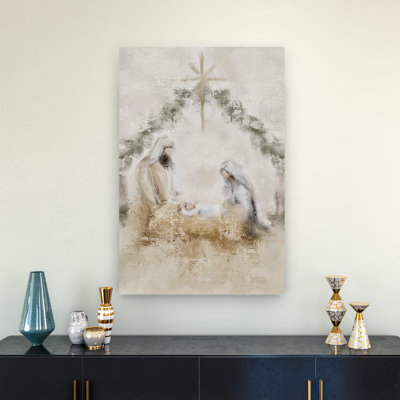 «Night Divine Abstract Contemporary Landscape Nature», reproduction d'art murale