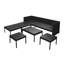 Ensemble de conversation modulaire avec coussins Wallsend-2084082402