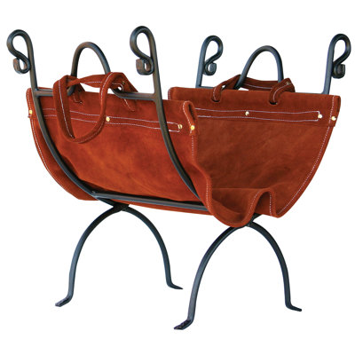 Abibail 23'' W Metal Log Rack