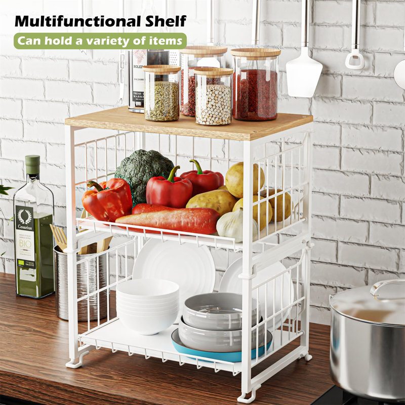 Belfry Kitchen Metal Hanging Fruit Basket