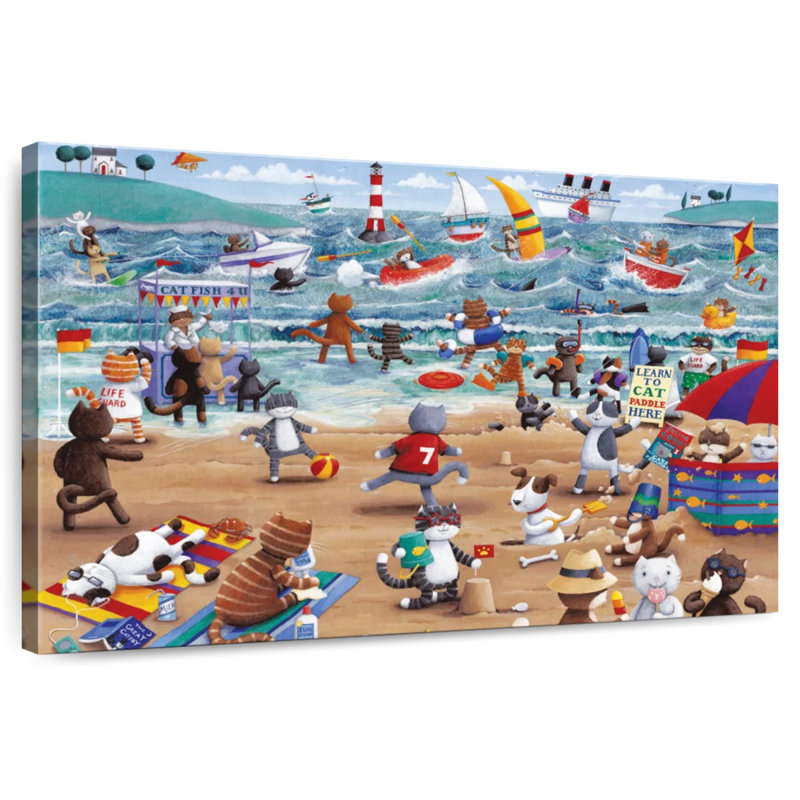 Gillard Beach Cats, H 20 po x l 30 po