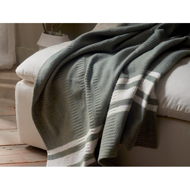 Cirrus Throw Blanket, Cypress