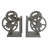 Industrial Metal Bookends