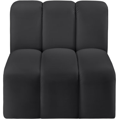 Chaise d'appoint en cuir végétalien Hurbert