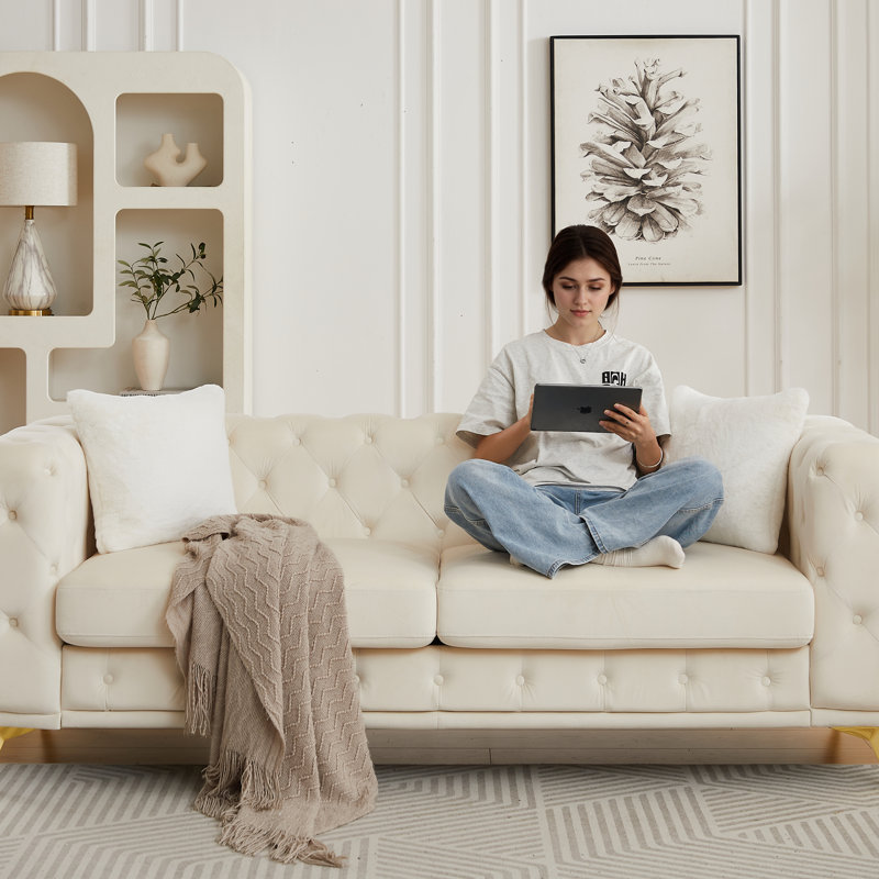 Canapé Reed, 2 Sofas, Beige
