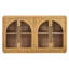 Buffet 4 portes avec rangement et portes en verre-843465460