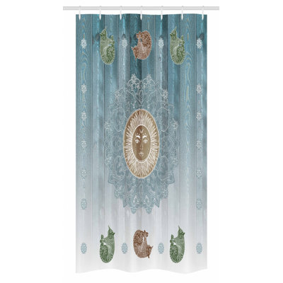 Hippie Shower Curtain with Hooks Included