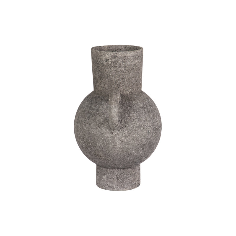 CERAMIC VASE 22X16x26 CM, Black