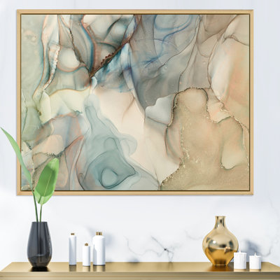 " Grey Tender Liquid Art I "