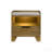 1-Drawer Nightstand With Integrated Led, Medium Oak