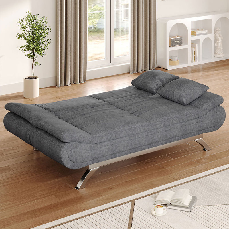 2 Seater Linen Sofa Bed
