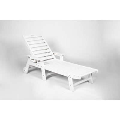 Chaise de patio blanche, 5 places, pour le confort réglable et le style extérieur, pour le plaisir du jardin