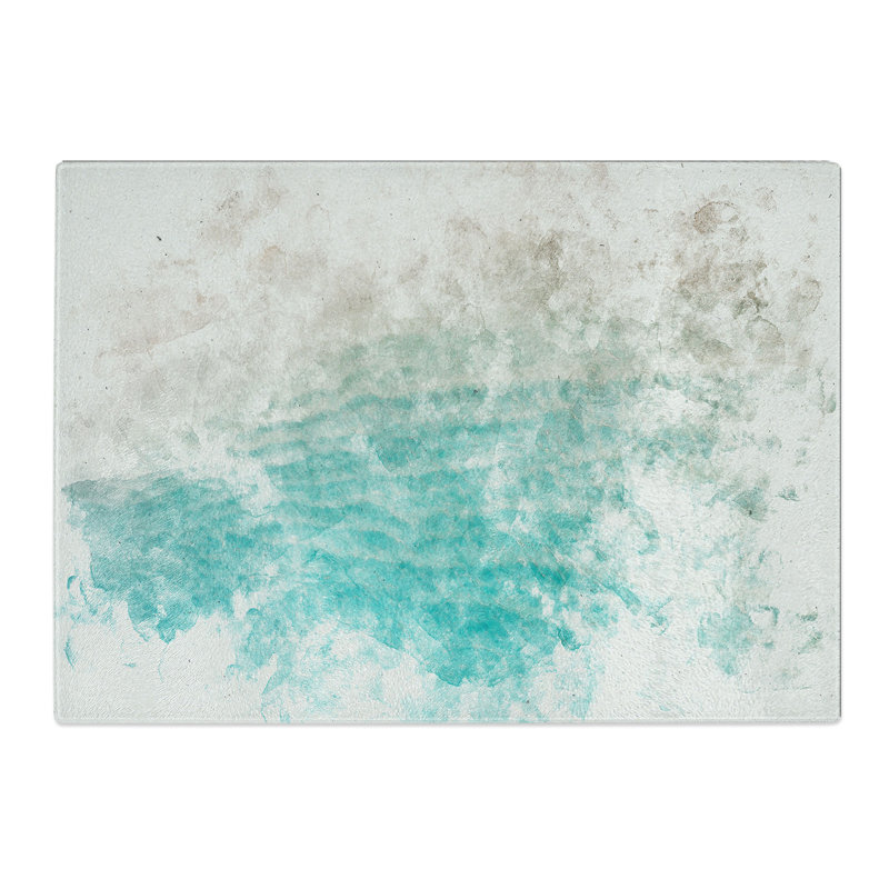 Tempered Glass the Maldives Chopping Board, 28.5 cm x 39 cm