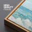 «Coastal Beach Serene Coastal Seascape Gentle Waves», reproduction sur toile-96074575-111664975