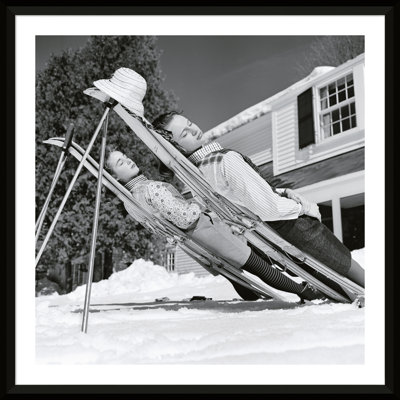 «New England Skiing» par Slim Aarons - impression