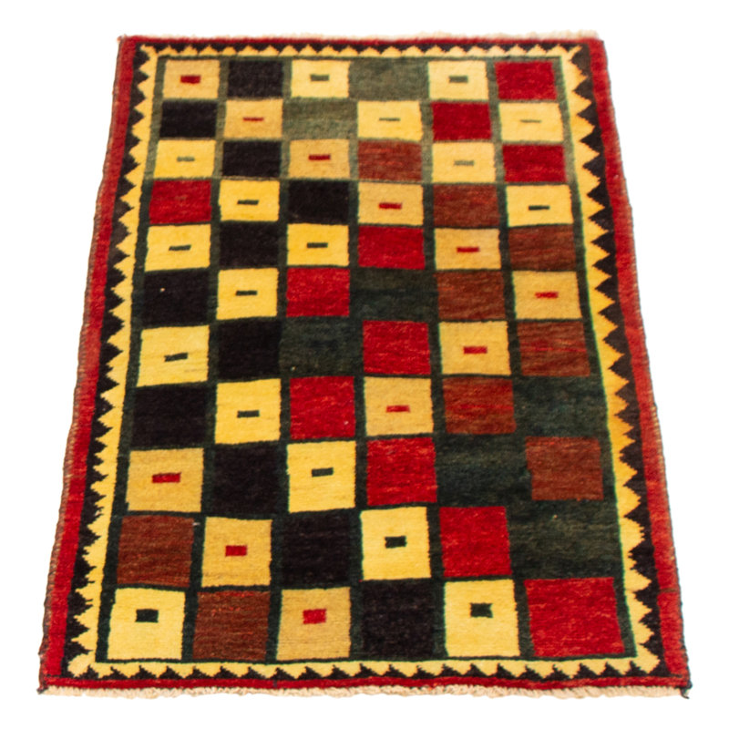 Tapis multicolore Layan Gabbeh 2 pi 11 po x 5 pi 0 po