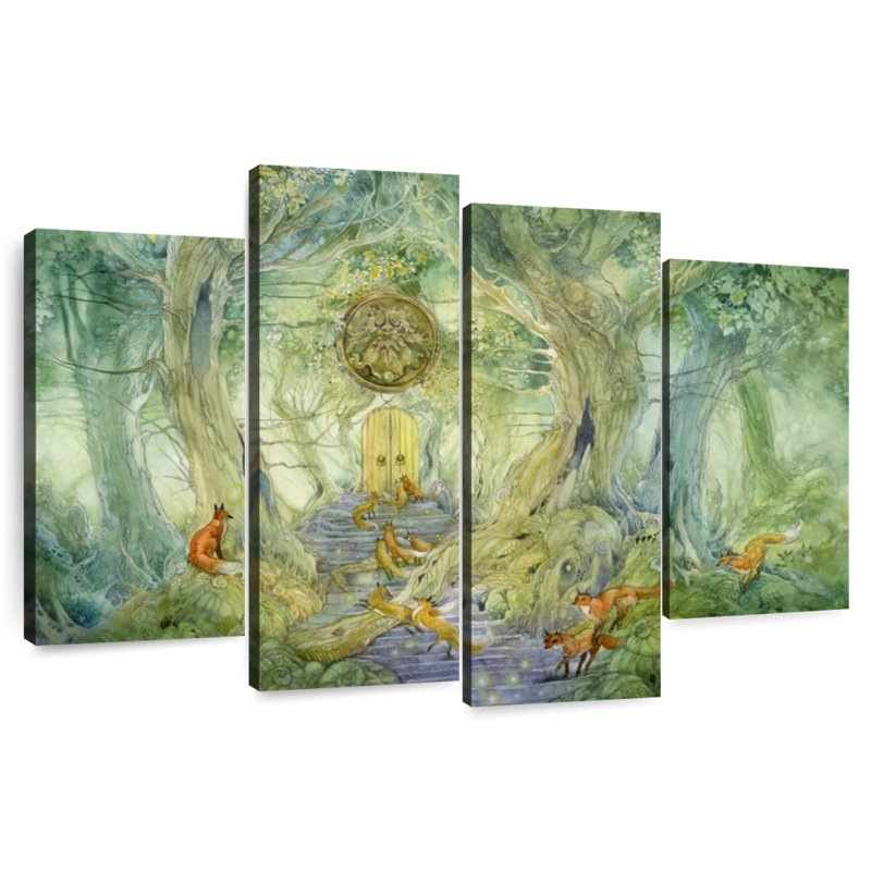 Kelan Green Gate, 32" H x 52" W