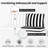Outdoor Loveseat  Cushions  3-Piece –48”X24”X5”,Patio Deep Seat Chair Cushions With Ties,Hidden Zipper, Shredded Foam,All-Weather 2 Back & 1 Seat Cushions For 2-Person Wicker Rocker, Porch ,Garden-1287904109