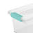 Sterilite 64 Quart Latching Storage Tote Box (12 Pack) + Deep Clip Box (4 Pack)