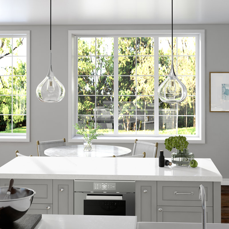 Ida 1 - Light Single Pendant, Polished Nickel