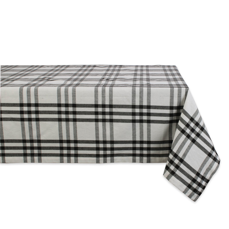 Celerie Plaid Topper Table Cloth, 40" L x 40" W