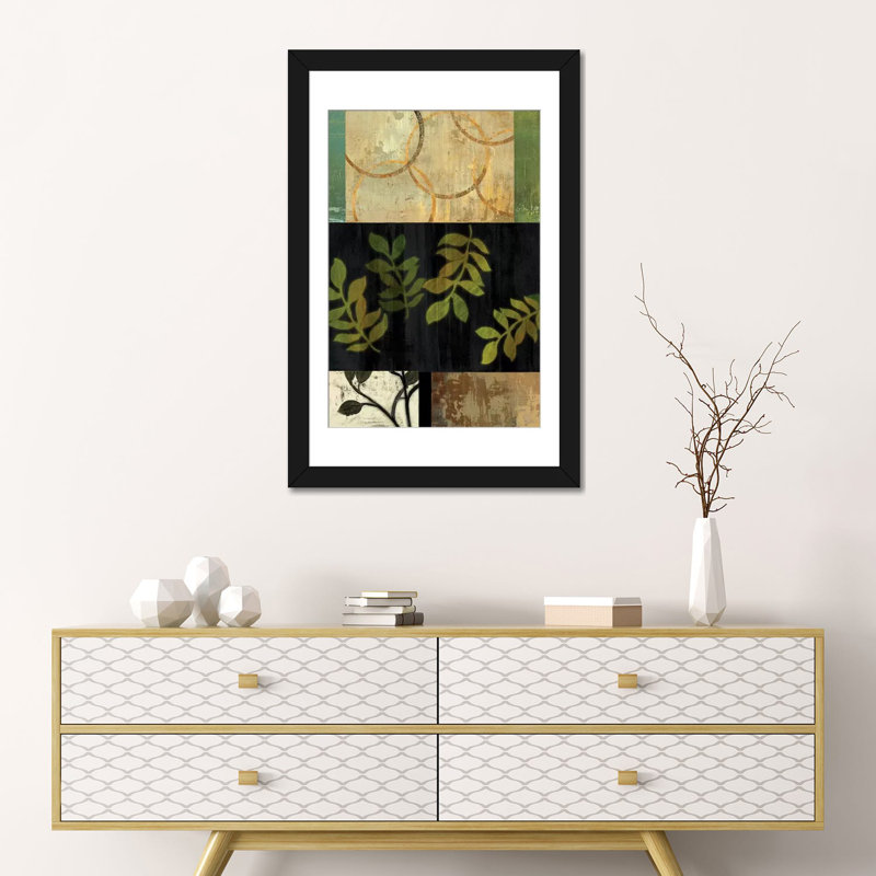 « tall trail », impression sur toile, Blanc, H 24 po x l 16 po x P 1 po, Papier d'art encadré noir